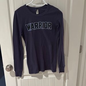 Warrior Womens Long Sleeve Shirt - Navy